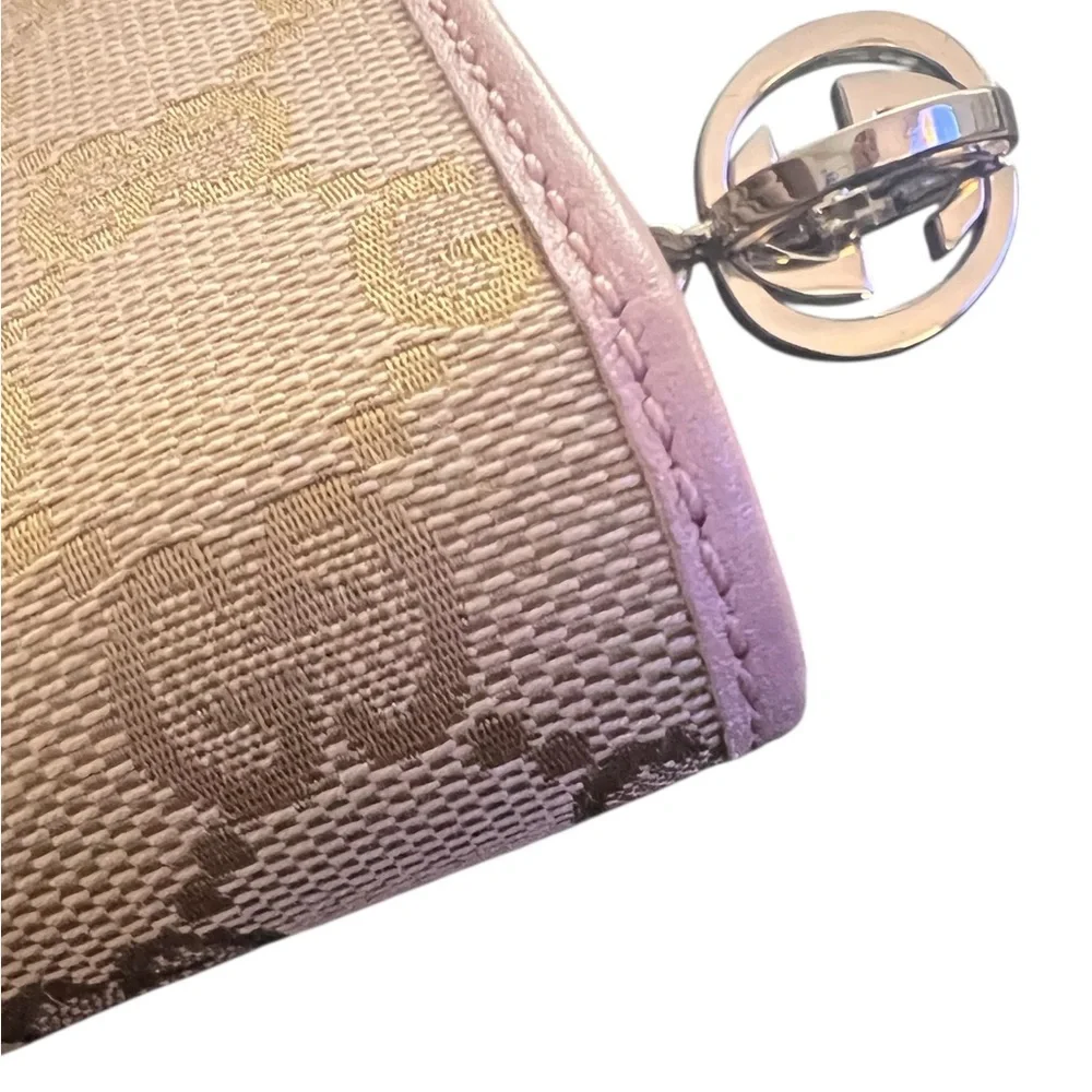 Authentic Gucci GG canvas continental long wallet beige pink - Picture 4 of 12